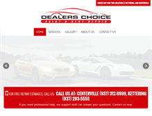 Tablet Screenshot of dealerschoiceohio.com